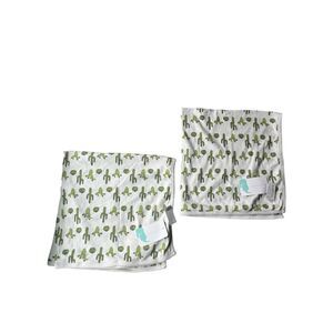 NWT Set of 2 Monica + Andy Organic Baby Blankets – Santa Fe Cactus Dreams